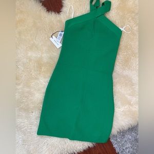 Brand New With Tags Babaton Green Dress